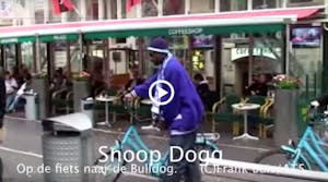 ENTERTAINING: Snoop Dogg Goes To Buy Weed On A Bicycle In Amsterdam