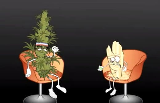 smoking weed funny cartoon