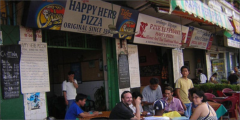 happy herb restaurant Pizza Joint in Cambodia Offers Amazing Happy Herb Pizzas
