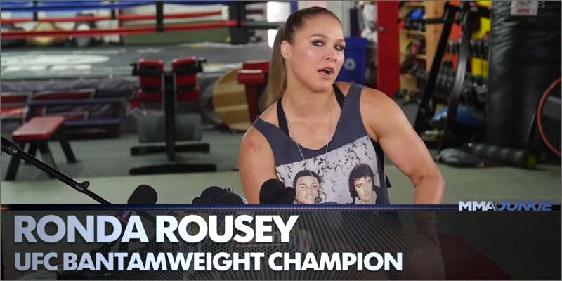 Ronda Rousey Gives The Greatest Analogy of Nick Diaz's 5-Year Marijuana Suspension