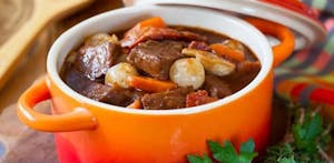 Sesame Mushroom Bourguignon