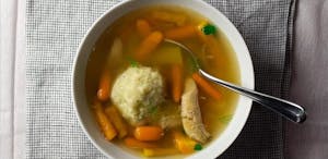 Chicken Soup with Canna-Dumplings