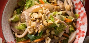 Asian Chicken Salad with Wasabi Vinaigrette