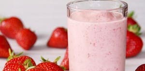 Strawberry Cannabis Smoothie