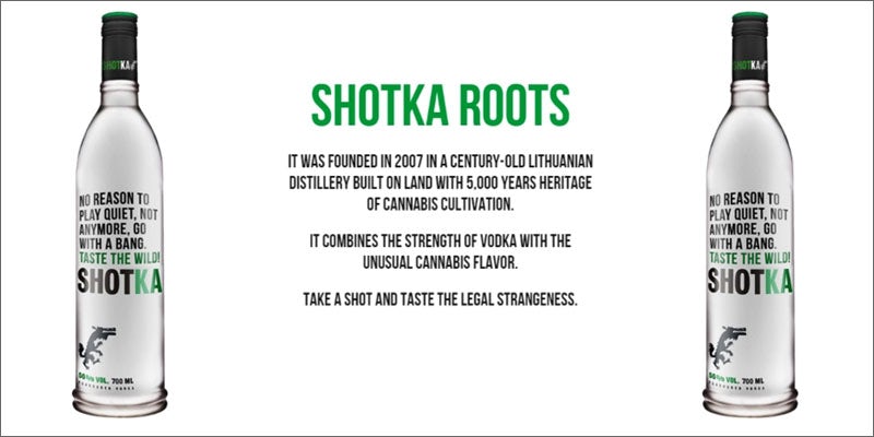 shotka text Its Cannabis Vodka, But Theres A Twist!