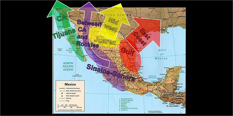 map Will El Chapos Arrest Change The War On Drugs?