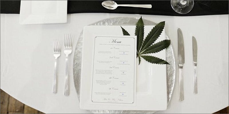 placesetting I Do obie   The Worlds First Cannabis Wedding Expo Was Amazing