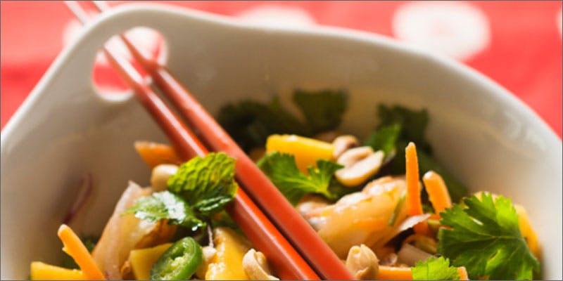 Thai shrimp salad