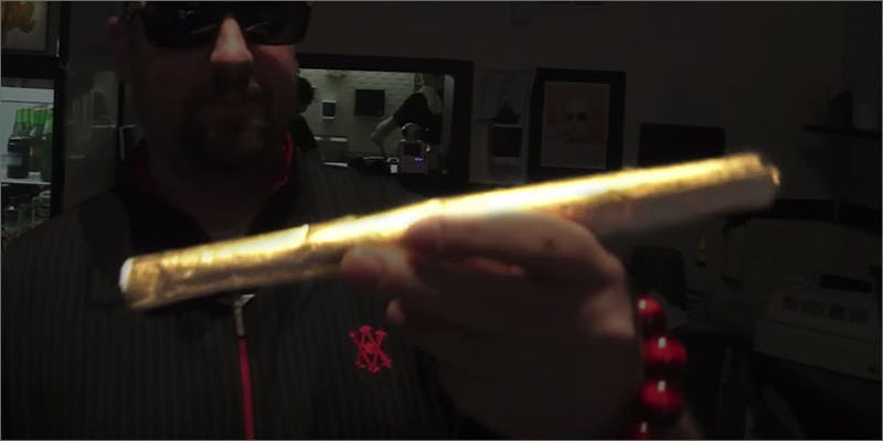 This Huge 24 Karat Gold Joint Is The Blingest You’ve Ever Seen