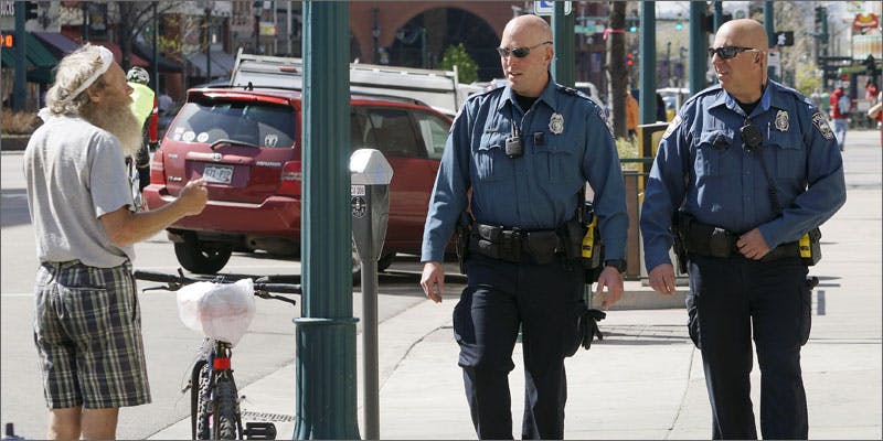police ask law break patrolling sidewalk The Latest Cause For Concern With Colorado Cops