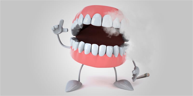 cannabis harms teeth