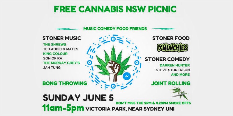 The Free Cannabis Picnic In Sydney 1 Why Isnt Facebook Talking About Sydneys Free Cannabis Picnic?