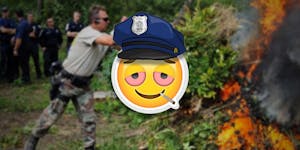 Epic Cop Fail: Burning Illegal Weed Got This Town High