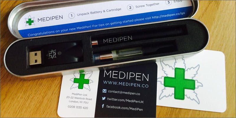 2 nhs testing first cannabis product line packaging MediPen is the Product That Will Bring Cannabis Into the NHS