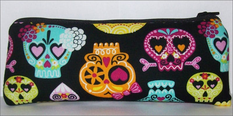 3 stoner chick accessories sugar skull pouch 15 Accessories You Need If Youre A Weed Loving Lady