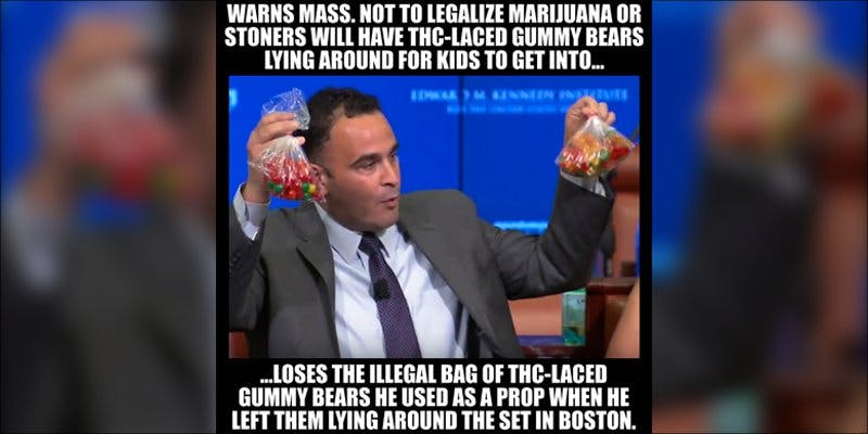 Loses Edibles 1 Anti Cannabis Crusader Kevin Sabet Lost Edibles In Public Place