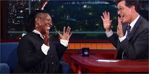 Whoopi Goldberg Tells Stephen Colbert Why She Loves Women & Weed