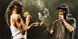 Check Out Wiz Khalifa Trying To Out-Smoke Snoop Live On Stage