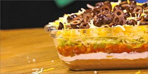 Seven Layer Cannabis-Infused Taco Dip