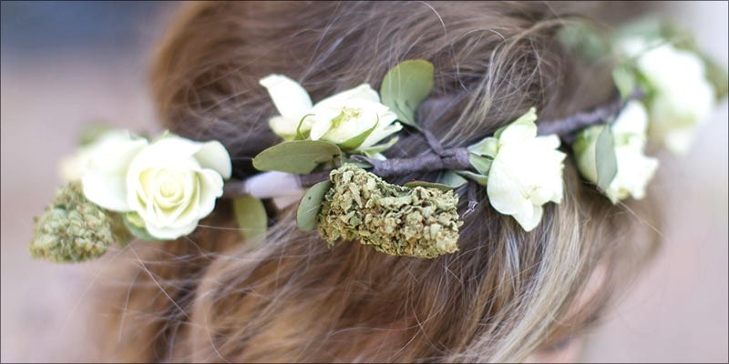 Hipster Stoners Going 1 Weed Flower Crowns Are This Years Must Have Coachella Headgear