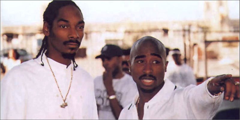 2pacsnoop1 The Story Of How Tupac Introduced Snoop To Smoking Blunts