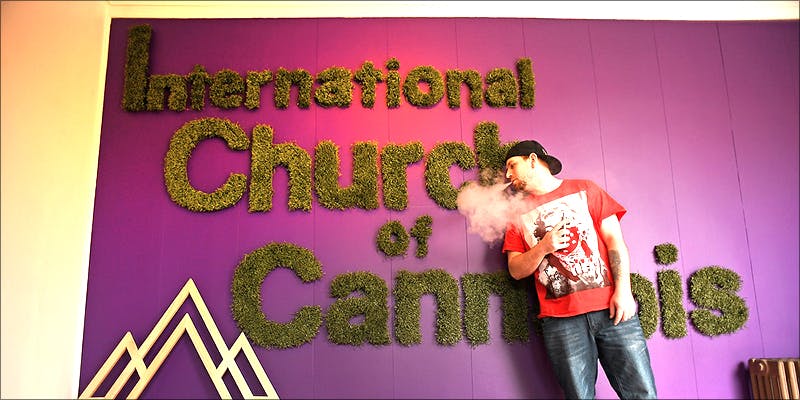 This New Cannabis 1 Weed Weddings Are Now A Thing At Denvers International Church Of Cannabis