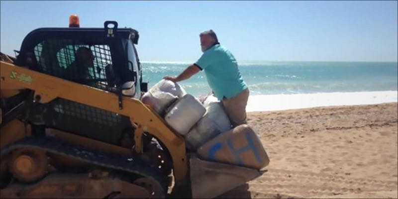 Drug Smugglers Abandon 2 Nearly $6 Million Dollars Worth Of Weed Found On An Italian Beach