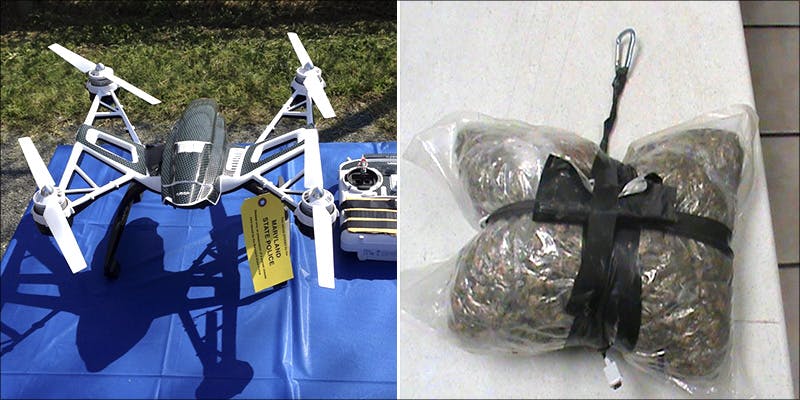 This Contraband Hauling hero Weed And Opioids Discovered On Drone That Crashed In Prison Yard