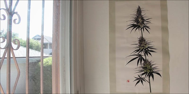 Traditional Chinese Paintings 1 Check Out These Stunning Traditional Chinese Paintings Of Cannabis Plants