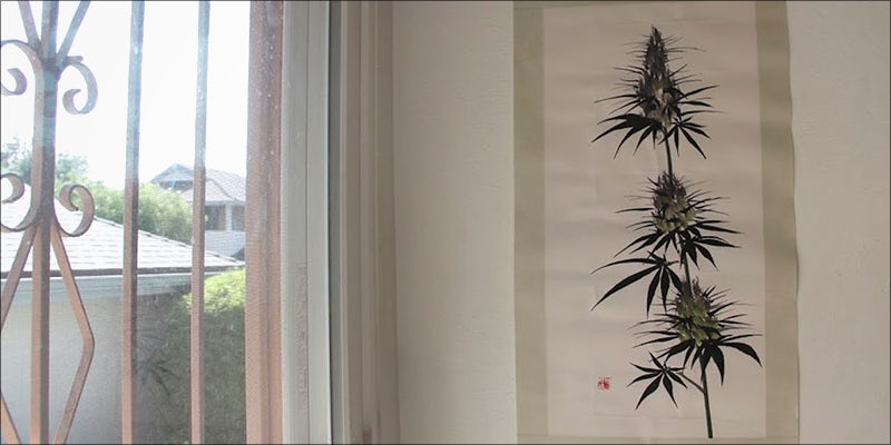 Traditional Chinese Paintings 1 Check Out These Stunning Traditional Chinese Paintings Of Cannabis Plants