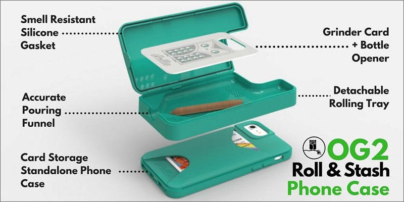 The iRollie OG2 Phone Case Is Everything You Need To Smoke On The Go