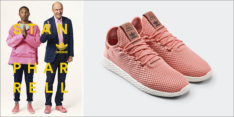 Pharrell x adidas Tennis Hu Goes for Gold