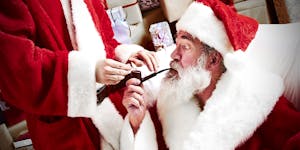 This is What Santa is Really Smoking in That Pipe of His