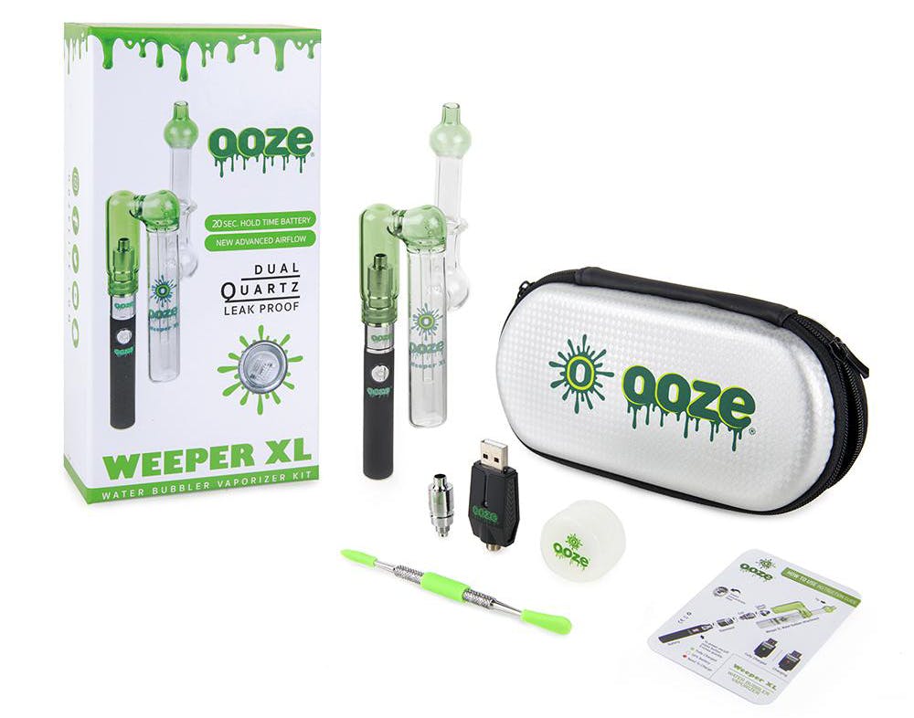 Ooze Weeper XL Water Bubbler kit sm 1000x Ooze Vaporizer kits are the perfect stocking stuffers for stoners