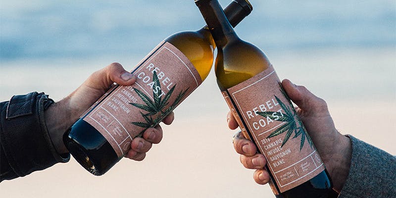 Rebel Coast Winery Cannabis Wine