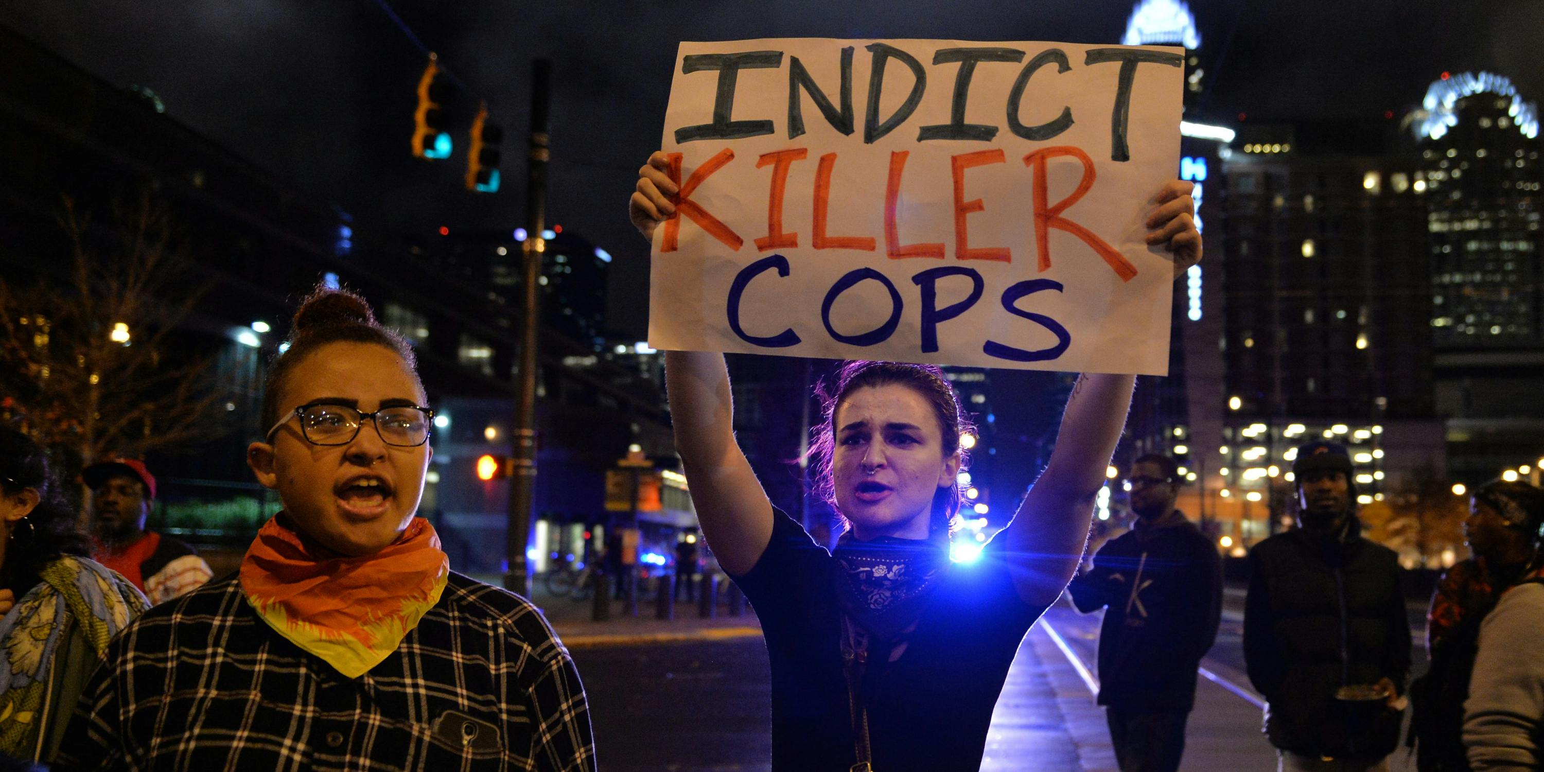 Protests against police violence in Charlotte