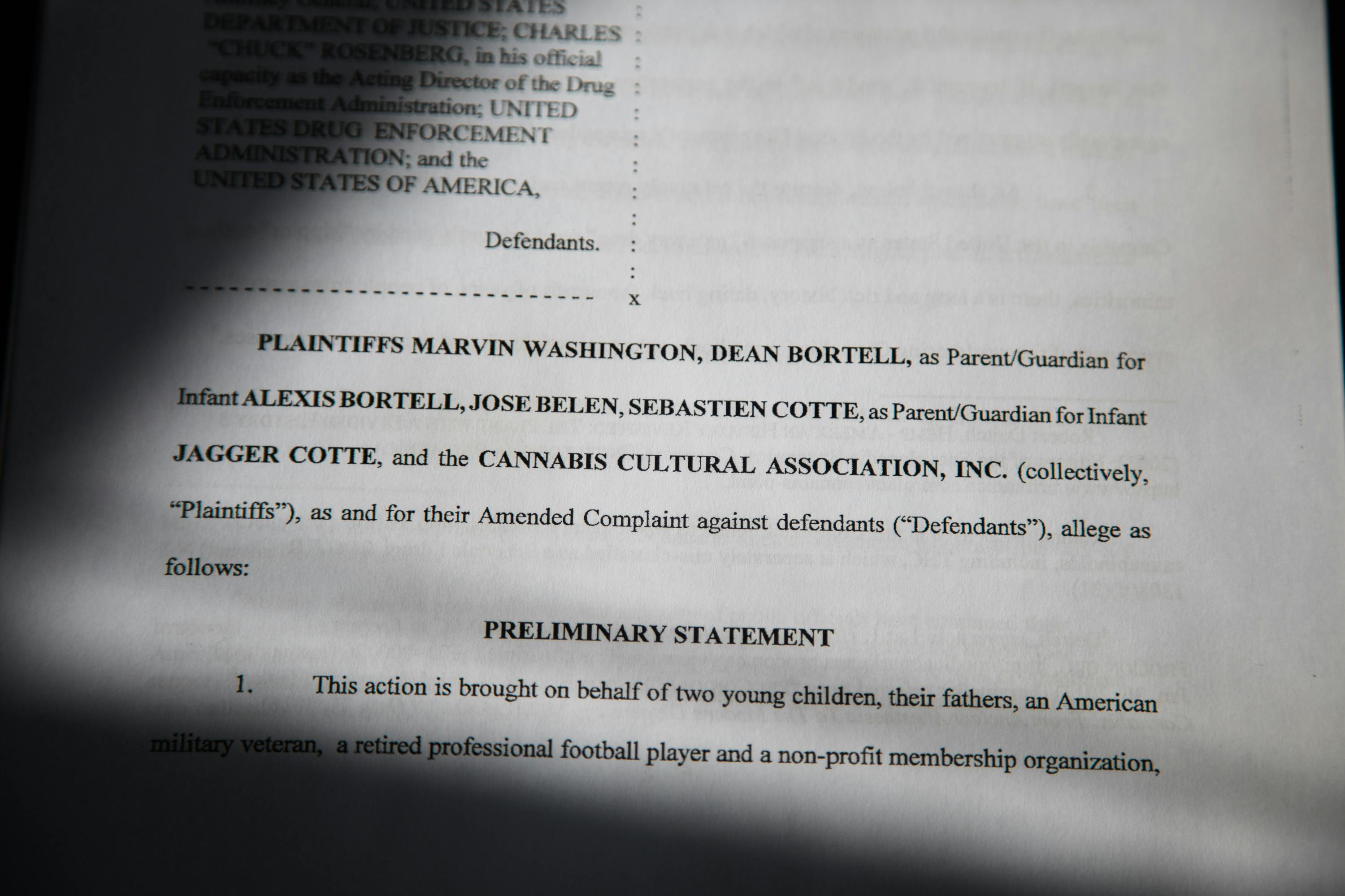 Leo Bridgewater sits in board room with the Cannabis Cultural Association as they talk about the upcoming lawsuit with Jeff Sessions 15 of 24 The Marvin Washington Story: The Great Marijuana Mutiny Of The NFL