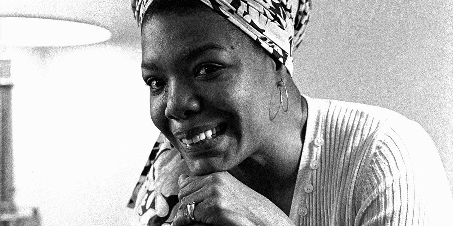 Maya Angelou’s life transformed the first time she got high