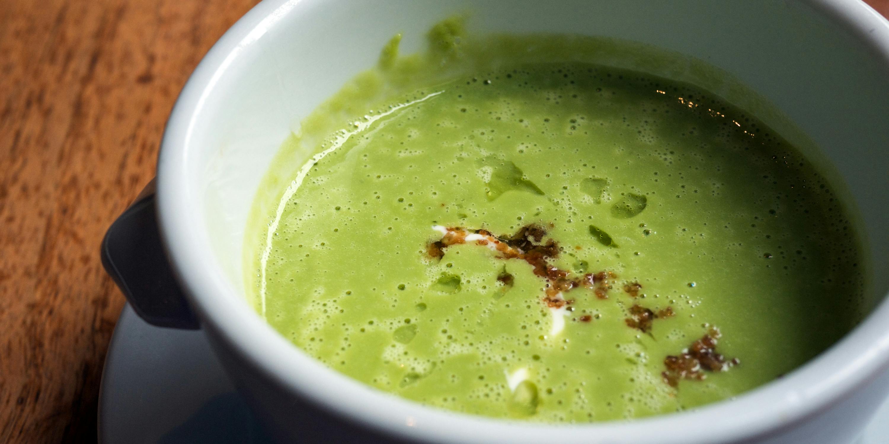 How To Make Cannabis Infused Spinach & Pea Soup | HERB Recipe