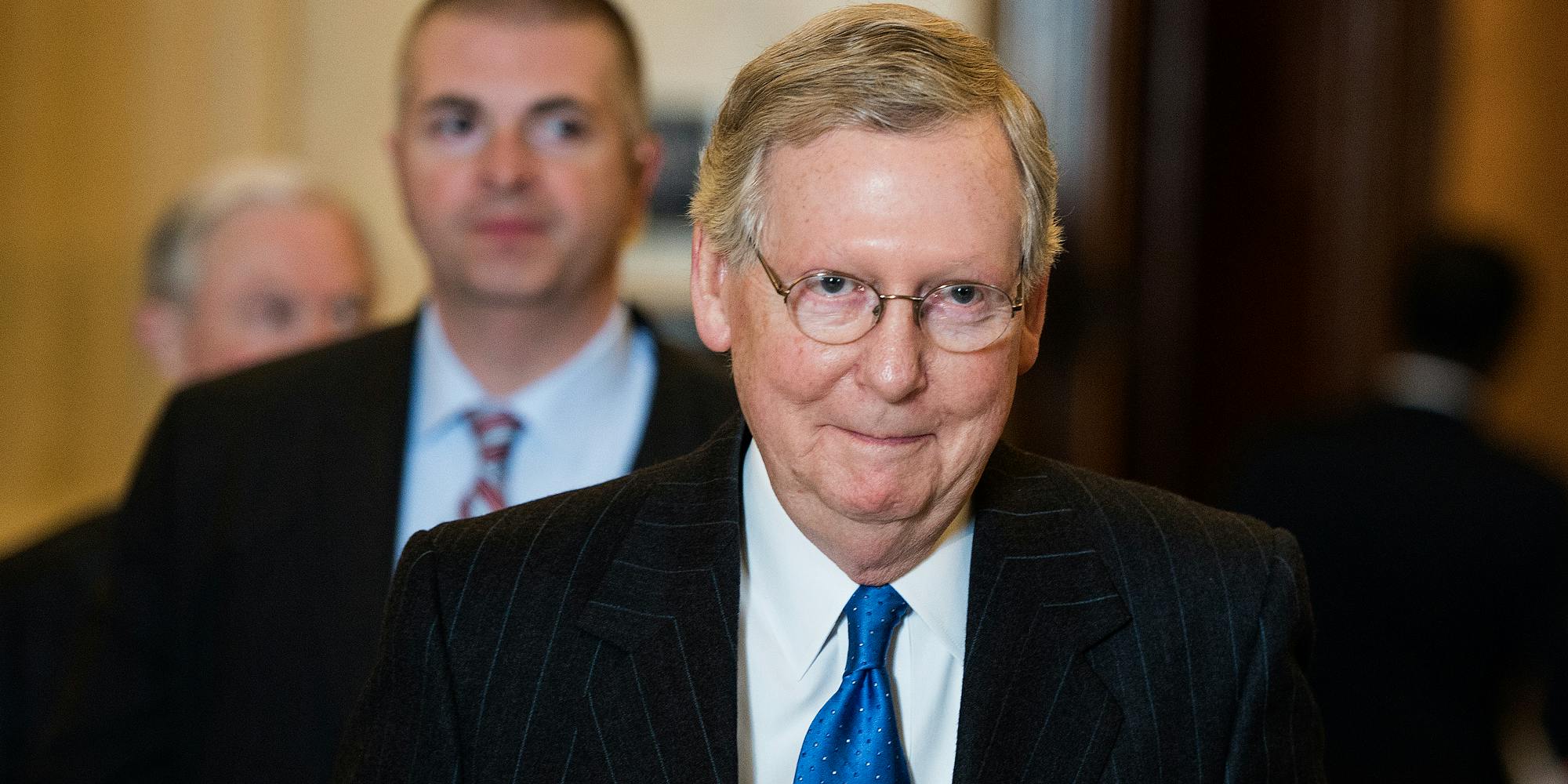 The Senate's Republican leader wants to legalize and fund industrial hemp