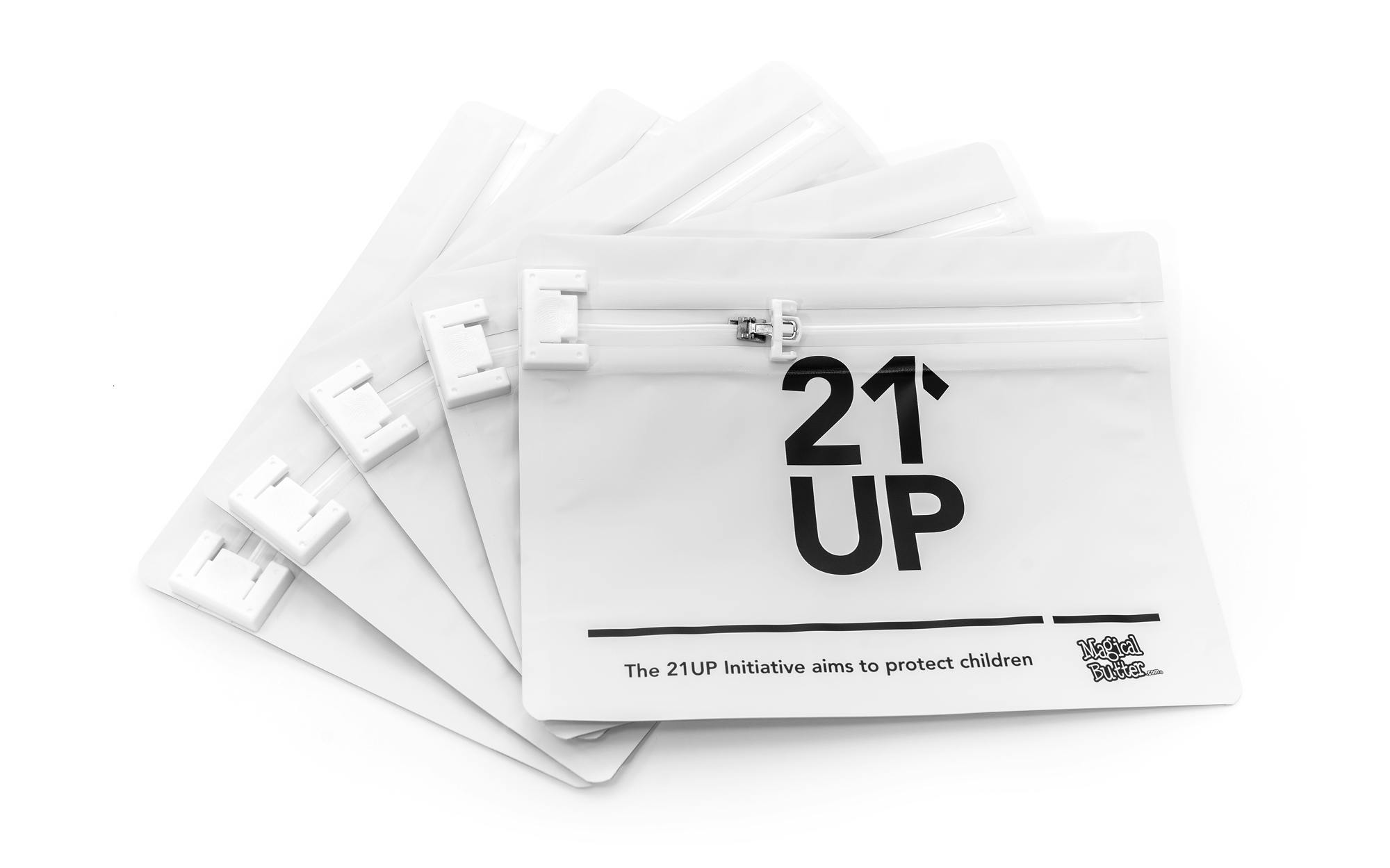Medium Bag 5 Pack 2 MBs 21UP Exit Bags are the Safest Way to Keep Your Edibles Out of the Wrong Hands