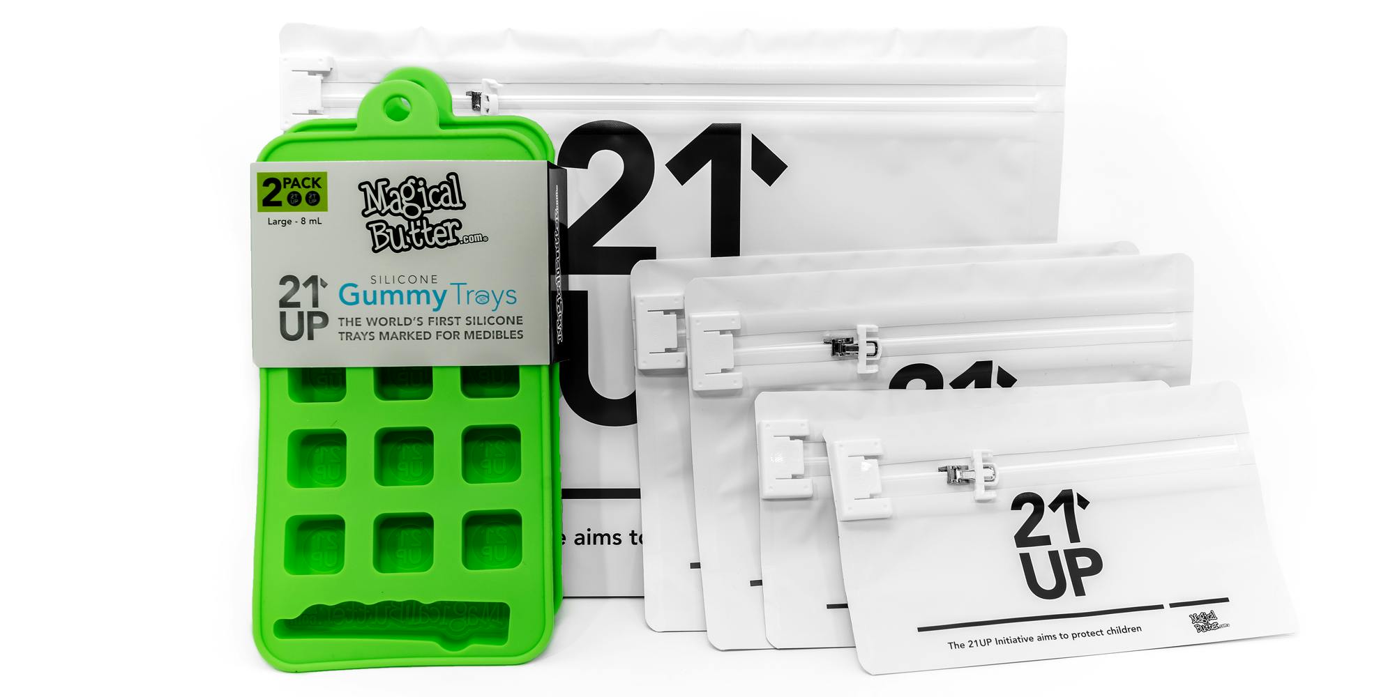 MB's 21UP Exit Bags are the safest solution to keeping your edibles away from the wrong hands