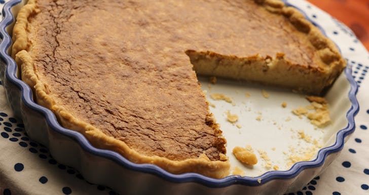 Cannabis Infused Coconut Custard Pie