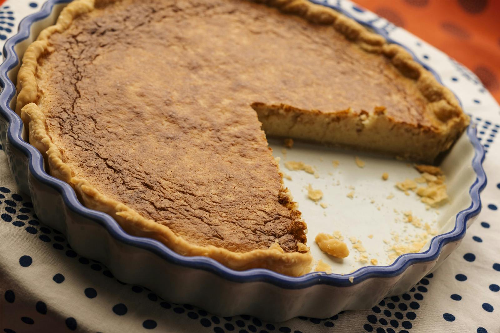 Cannabis Infused Coconut Custard Pie