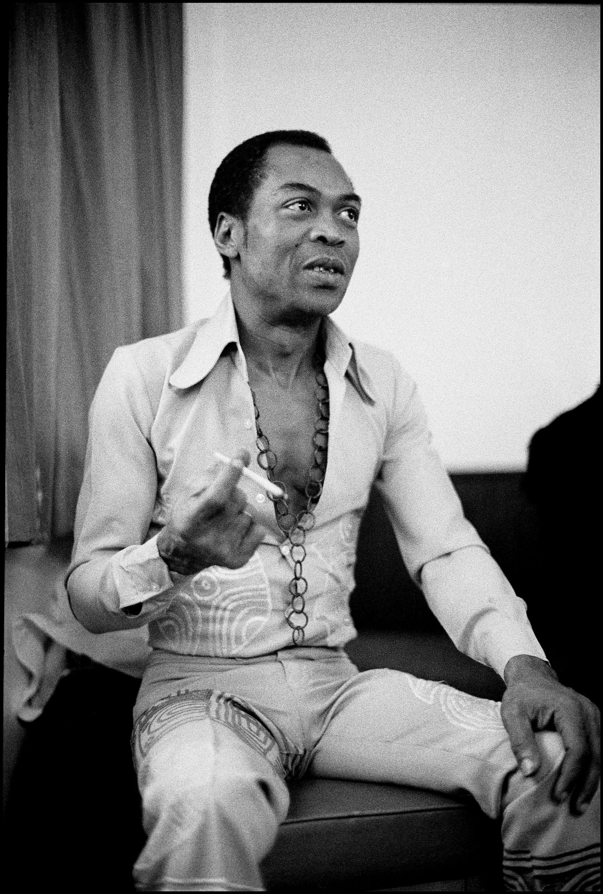 FelaKuti1 Fela Kuti once ate a joint and police waited 3 days to drug test his shit