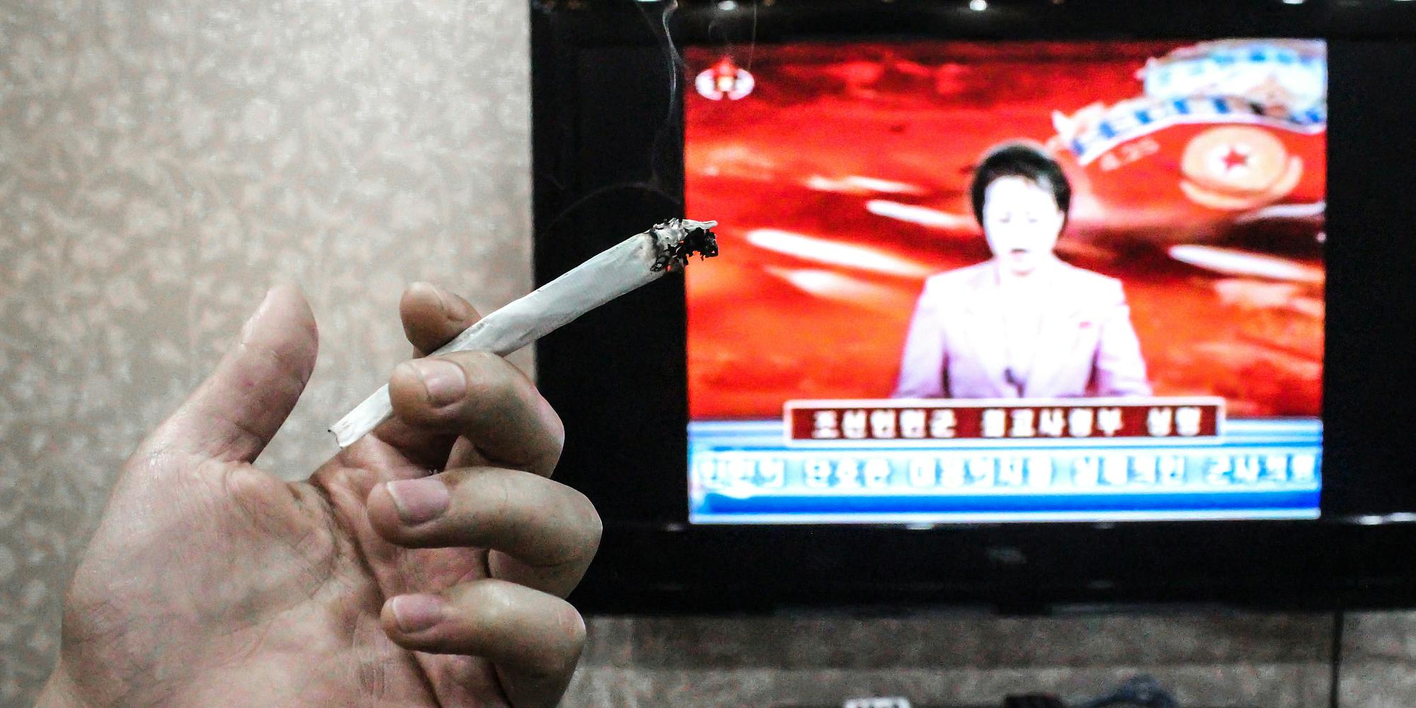Rare Photos Of Weed Smoking In North Korea
