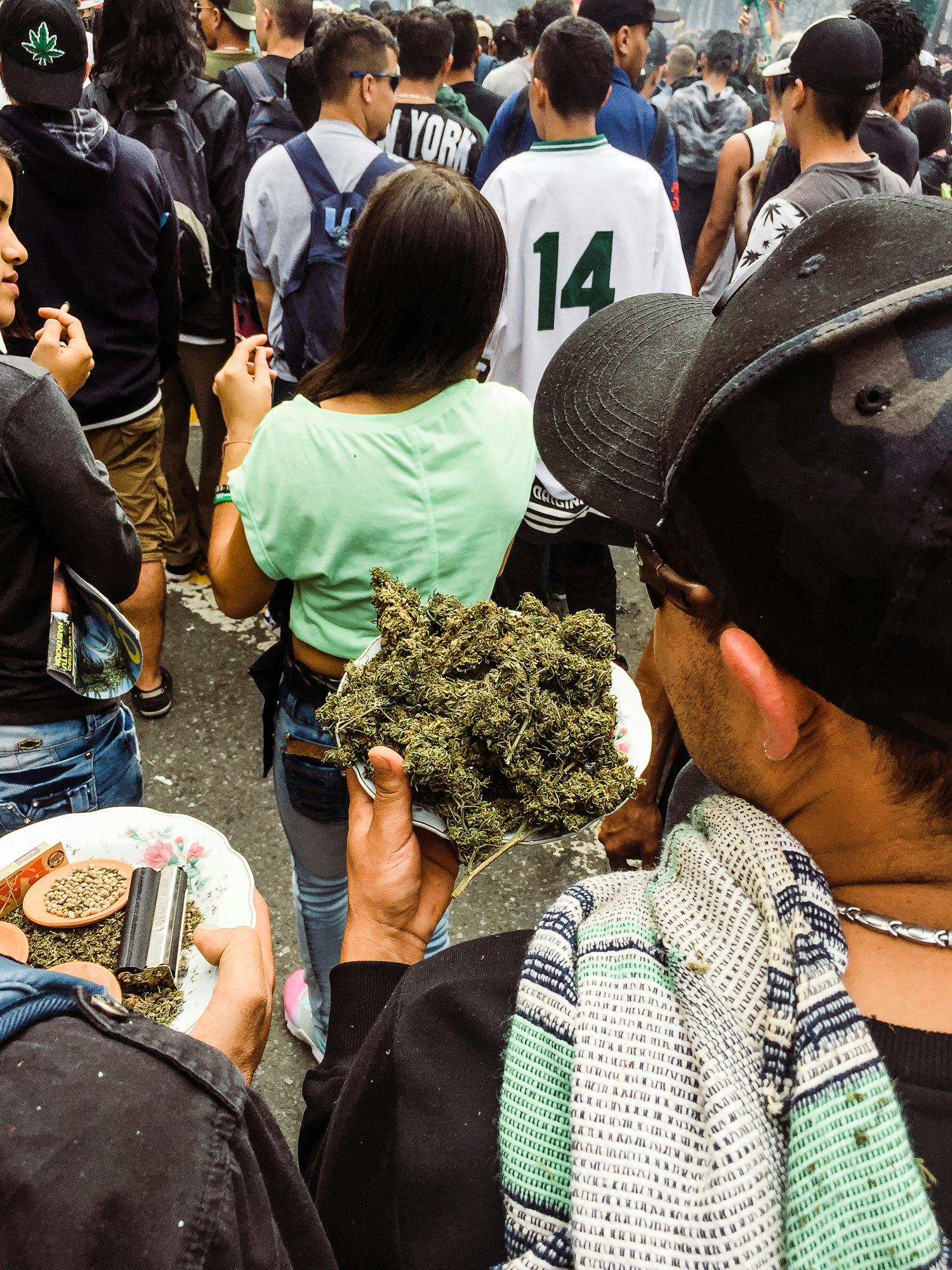 IMG 0576 We marched with 100,000 people in Colombia for cannabis reform