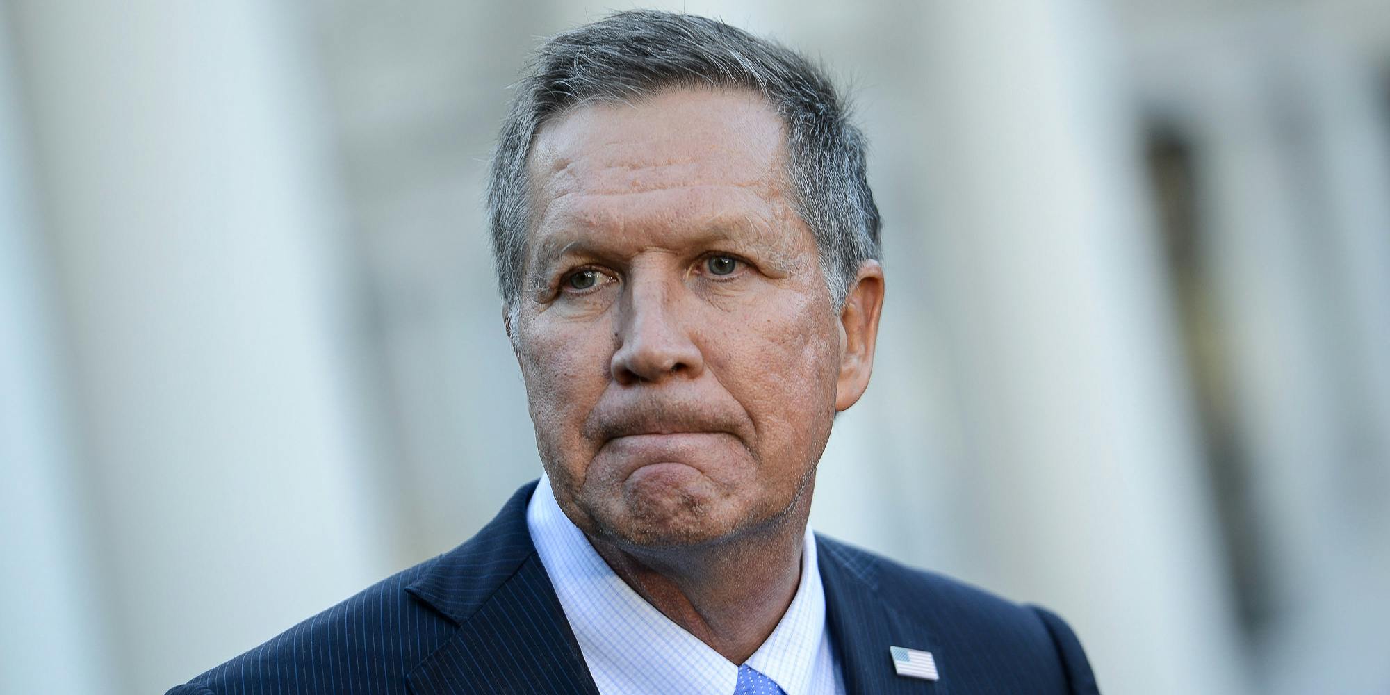 Ohio Governor John Kaisch making a 2016 speech. Releaf is currently suing Ohio over the lisencing process for medical cannabis growers.