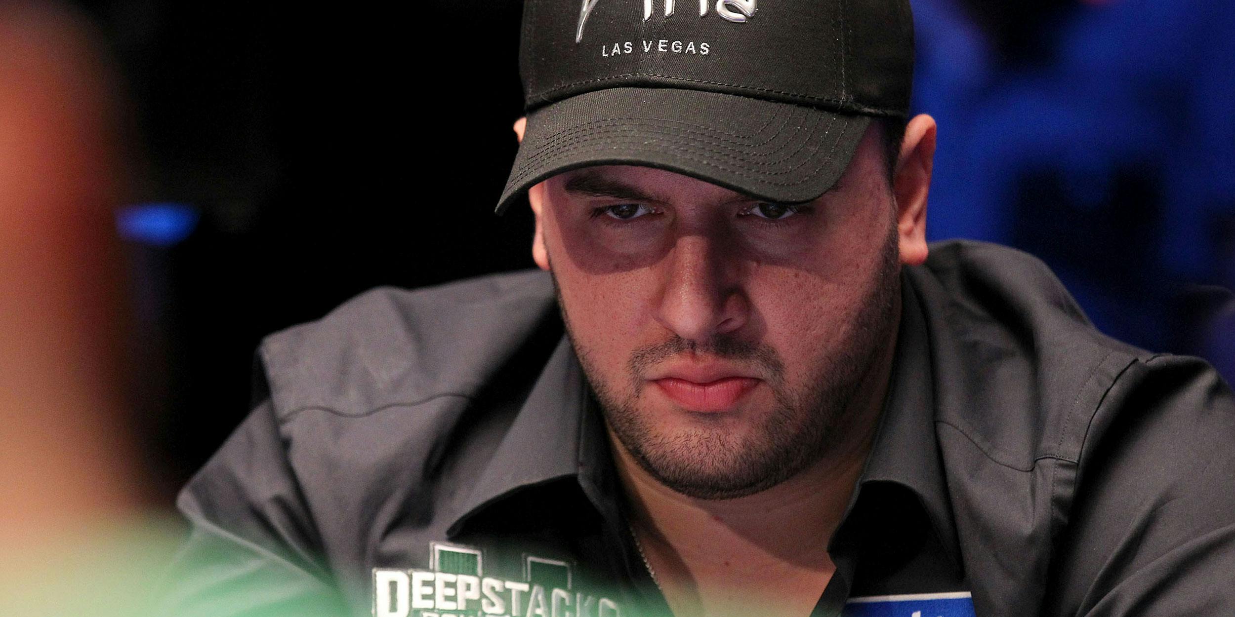 LAS VEGAS, NV - DECEMBER 18: Michael Mizrachi competes at the third Main Event on the final day of the Epic Poker League Inaugural Season at the Palms Casino Resort on December 18, 2011 in Las Vegas, Nevada. The World Series of Poker (WSOP) recently pulled his cannabis endorsement mid-tournament.