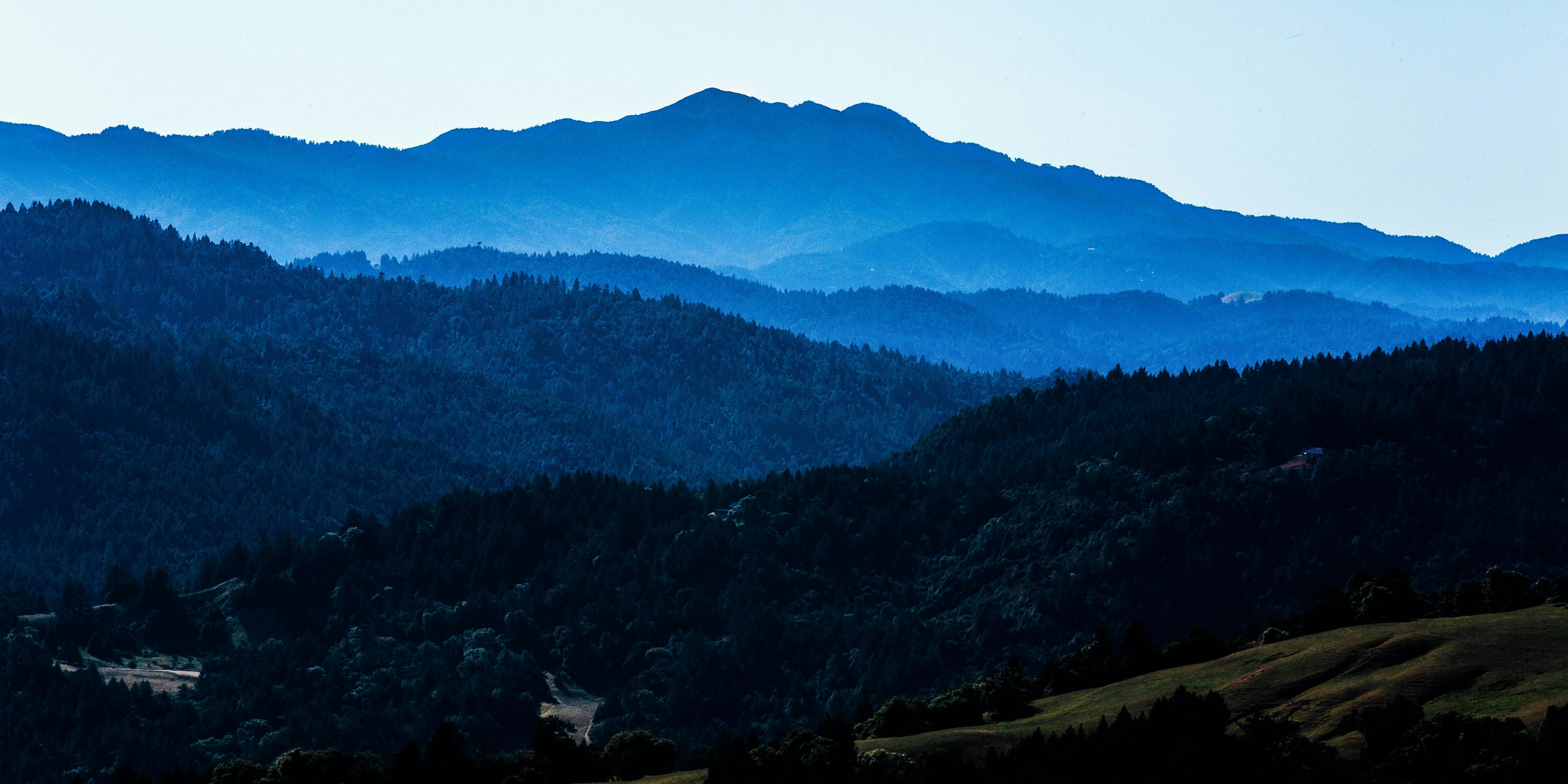 The rolling mountains of Humboldt County, CA on May 12, 2018. Human trafficking in Humboldt continues to be a problem as the region is so vast.